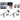 2-Person Podcasting Podcast Kit Soundcraft Mixer+Beyerdynamic Headphones+Mics