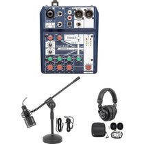 Gaming Twitch Stream Recording Bundle With Mixer, Mic, Headphones, Stand