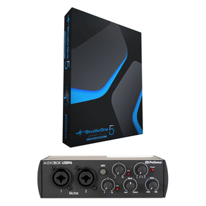 PRESONUS AUDIOBOX 96 Black 2x2 Audio Recording USB Interface + Software Upgrade