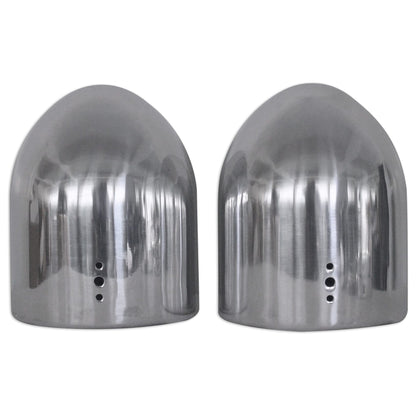 MAC80S 7.7" Silver Aluminum Wakeboard Tower Speaker Pods+Covers