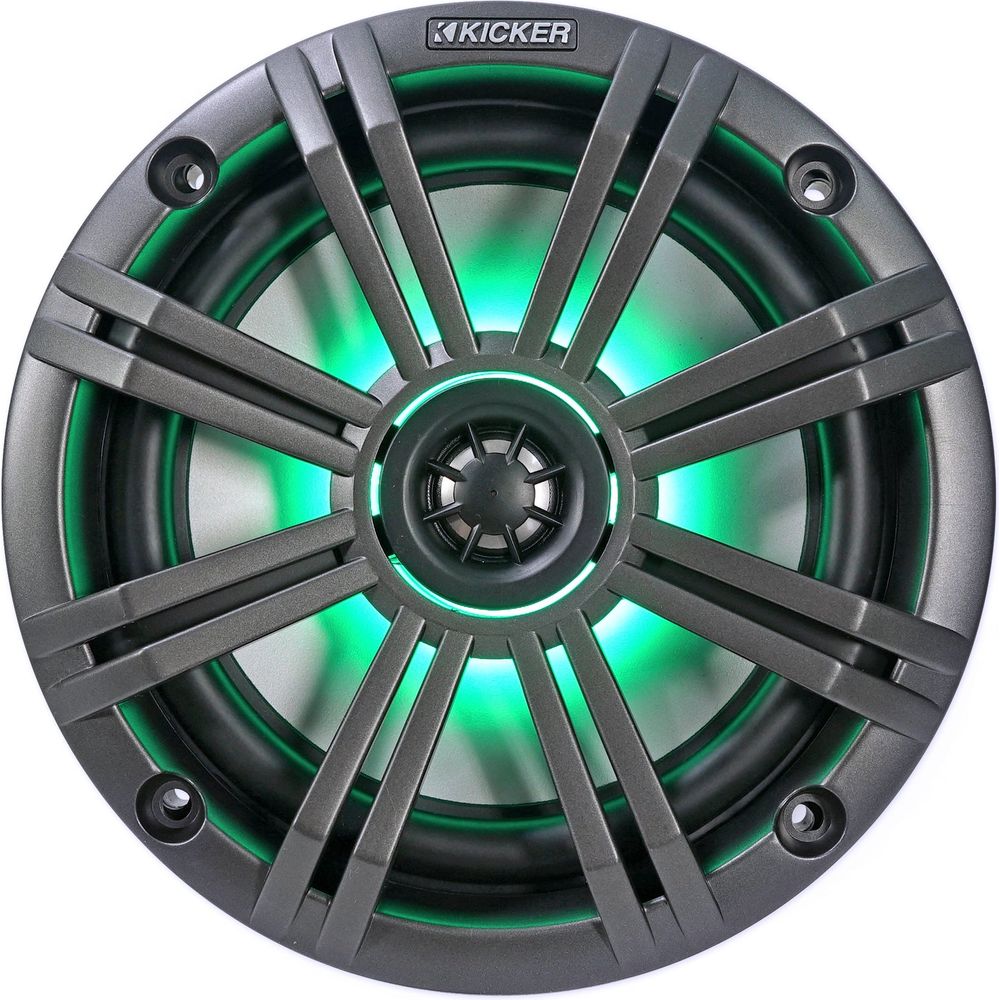 MAC65B Black 6.5" Tower Speaker Pods 2-Pack + 6.5" LED Marine Speakers Bundle