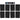 Rockville 6-Zone 70v Amplifier+(8) Slim Black Restaurant/Bar/Cafe Wall Speakers