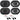 Rockville 6x8" Front+Rear Speaker Replacement Kit For 1999-02 Lincoln Navigator