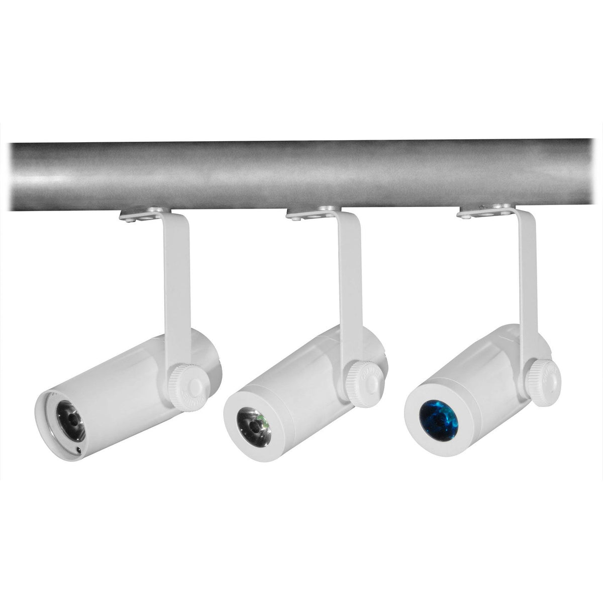 Ezpin Pack 4 Pin Spot Fixtures + IRC-6 Remote + Case + R700 Fog Machine