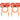 2 Rockville RCTR106O Orange 6' 1/4'' TRS to 1/4'' TRS Cable 100% Copper