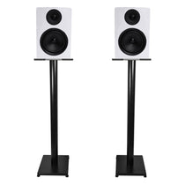 APM6W 6.5" 350 Watt USB Studio Monitor Speakers+Black 37" Stands