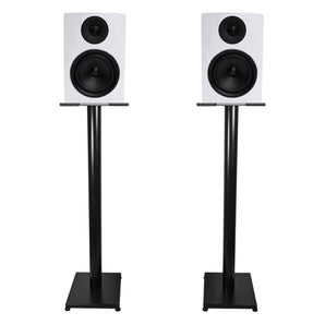 Pair Rockville APM6W 6.5" 350 Watt USB Studio Monitor Speakers+Black 37" Stands