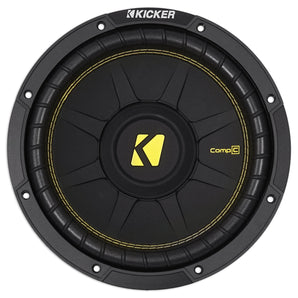 (2) Kicker 44CWCS104 CompC 10" 1000 Watt Car Subwoofers+Sealed Sub Enclosure Box