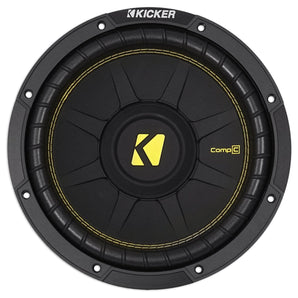 Kicker 44CWCS104 CompC 10" 500 Watt 4-Ohm Car Subwoofer+Vented Sub Enclosure Box