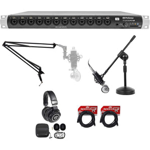 PRESONUS Studiolive 16R Digital Rack Mount Mixer+Headphones+Mic+Boom+Stand