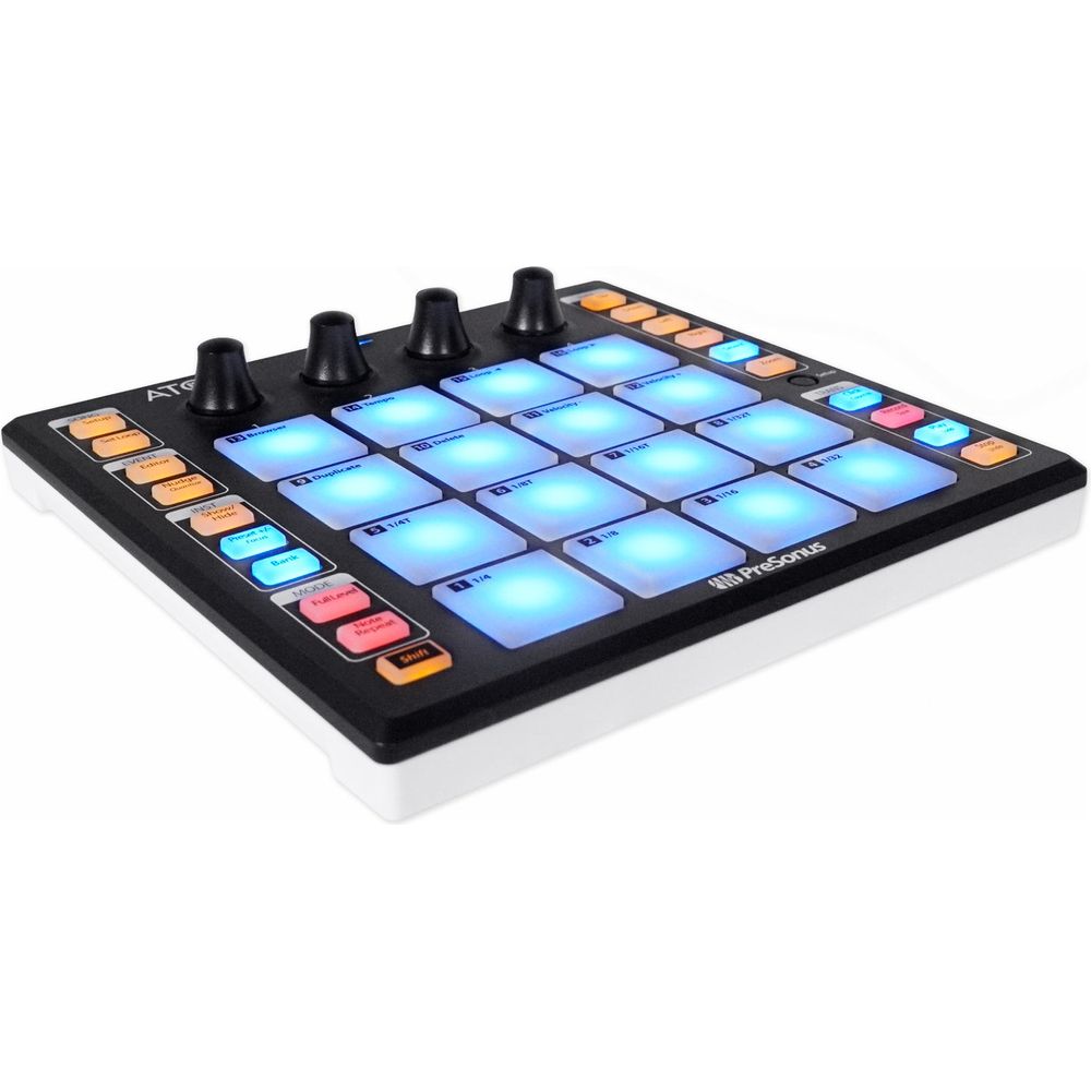 PRESONUS ATOM 16 Pad USB MIDI RGB DJ Controller+Studio One Software+Headphones