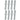 (8) JBL COL600-WH 24" White 70V Commercial Slim Column Wall Mount Array Speakers