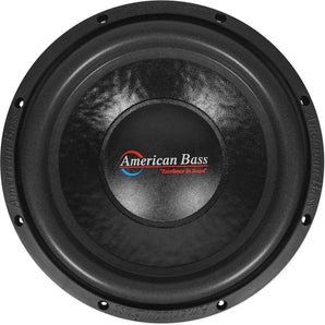 2) American Bass XO 1244 12" 600 Watt Car Audio Subwoofers DVC 4-ohm Subs XO1244