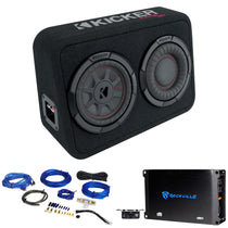 48TCWRT672 6.75" Subwoofer + Amplifier + Wire Kit Bundle