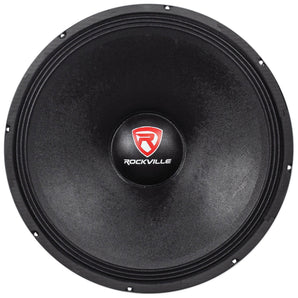 Rockville RVW1800P4 1800 Watt 18" Mid-Bass Driver Car Audio Speaker Mid-Range