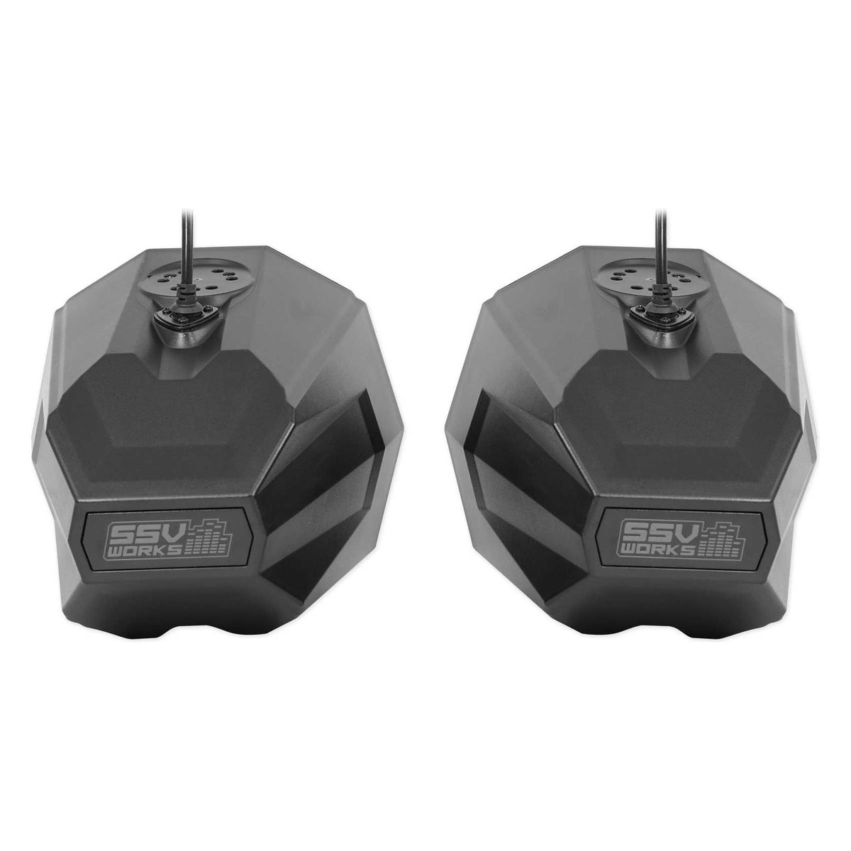 8" Speaker Swivel Cage Pods w/ 2" Clamps
