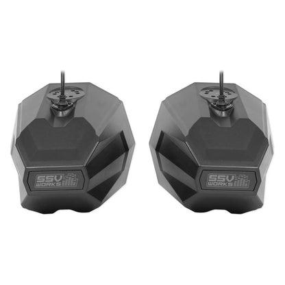 8" Speaker Swivel Cage Pods w/ 2" Clamps