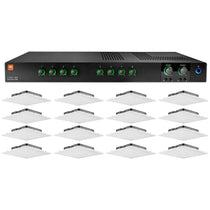 CSMA280 2 x 80W Amplifier + (Qty 16) Lay-In Ceiling Tile Speaker Package