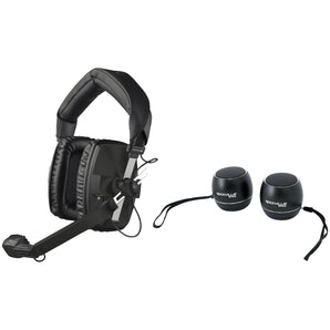 Beyerdynamic DT 109 50 Ohm Double-Ear Broadcasting Headset+Bluetooth Speakers