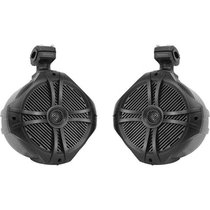 (2) EasyMount Soundbar/Roll bar Speakers 8" 600 W Waterproof For Jeep Wrangler