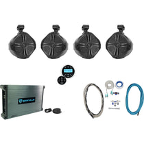 RWB90B Black 4-Pack + DBM45 Marine Amplifier Bundle