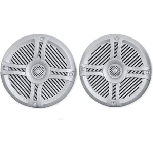 Pair Rockville RMSTS65S 6.5" 800 Watt Waterproof Marine Boat Speakers 2-Way Silver