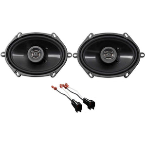 Front Hifonics Factory Speaker Replacement Kit For 2000-2009 Mercury Sable