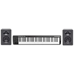 M-Audio Keystation 61 III USB MIDI Production Keyboard Controller+Pair Monitors