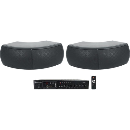 RCS80-1 + WET-D4 Black Speakers Bundle