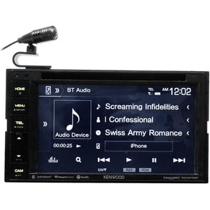 Kenwood DDX276BT 6.2" In-Dash DVD Monitor Bluetooth Receiver w/USB+Backup Camera