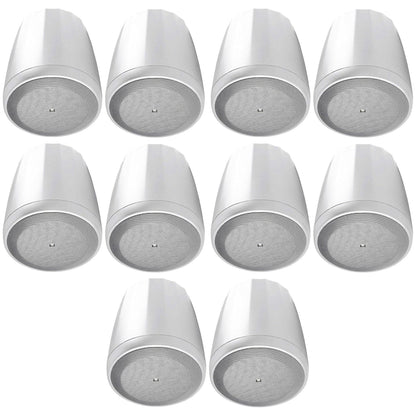 Control 65P/T-WH 5.25" 70V Pendant Speakers, Set of 10
