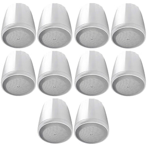 10 JBL Control 65P/T-WH 5.25" 70v White Pendant Speakers For Restaurant/Bar/Cafe