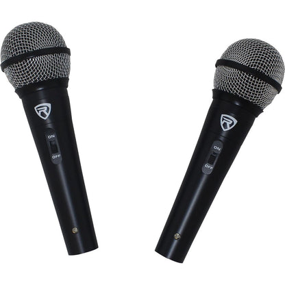 Rockville 12" Church Speakers+Mixer+Stands+Mics+Bluetooth 4 Church Sound Systems