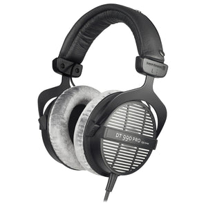 (4) Beyerdynamic DT-990-PRO-250 Studio Tracking Headphones+Mackie Headphone Amp