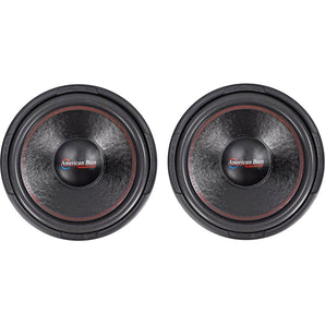(2) American Bass XD-1522 2000w 15" Car Audio Subwoofers Subs w/ 200 Oz Magnets