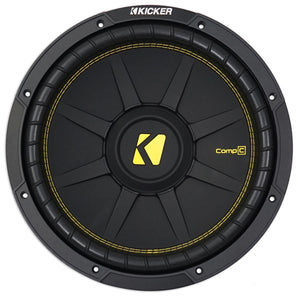 Kicker 44CWCD124 CompC 12" 600 Watt Dual 4-Ohm Car Audio Subwoofer Sub CWCD124