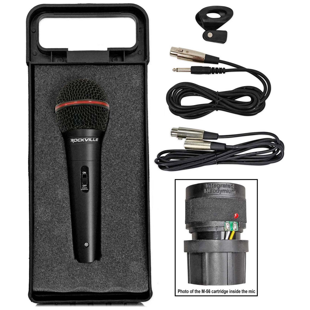 PRO‑M50 SR Headphones + RMIC‑SR Microphone + Desktop Stand Bundle