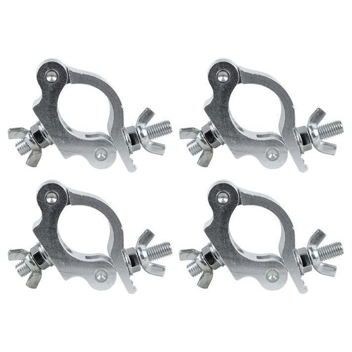 (4) CLP-15N Narrow 360° Lighting Clamps for 2in Truss