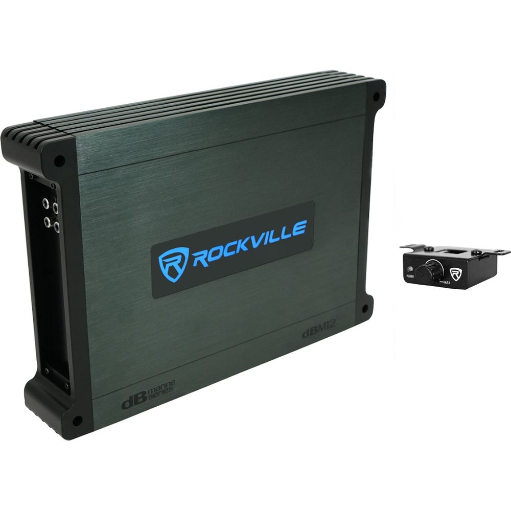 MS12LB Black + dBM12 Marine Amplifier Bundle