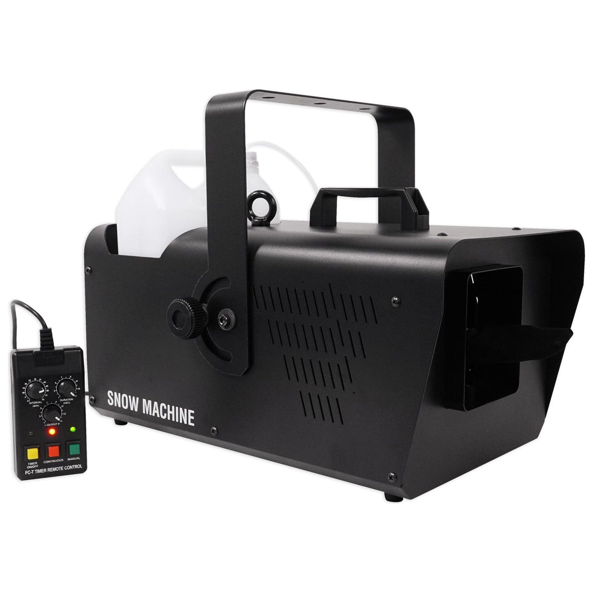 SM 250 Snow Machine with RPB25 Portable Bluetooth Speaker