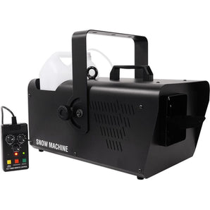 Chauvet DJ SM 250 DMX Snow Machine w/ Wired timer Remote SM250+(2) Gallons Fluid