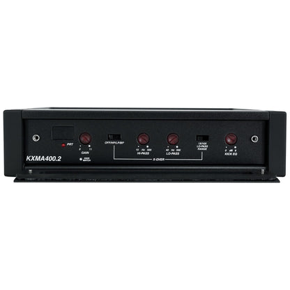 KICKER 48KXMA4002 400 Watt 2-Channel Marine Boat Amplifier Class D Amp KXMA400.2