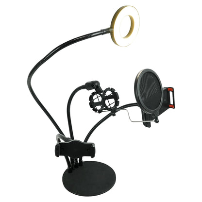 Conference Room/Work From Home Desk Light w/Mic + Phone + Tablet Stand