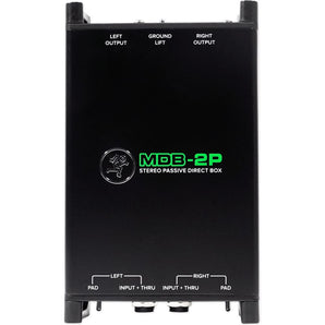 Mackie MDB-2P Stereo Passive Direct Box DI Box