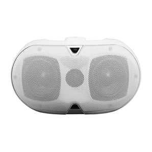 Rockville D4-8 White Dual 4" Swivel Indoor/Outdoor Patio Speaker For Restaurant