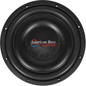 2 American Bass SL-104 10" 600 Watt Shallow Slim Car Subwoofers 4-ohm Subs SL104