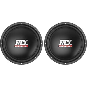 (2) MTX Audio Terminator TN12-04 12” 800 Watt 4 Ohm Car Subwoofers Subs