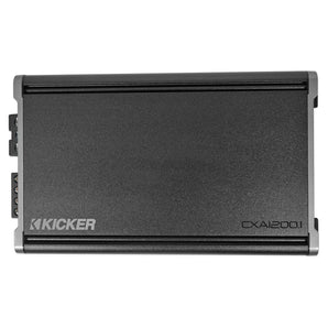 KICKER 46CXA12001 CXA1200.1 1200 Watt RMS Mono Class D Car Amplifier+Amp Kit