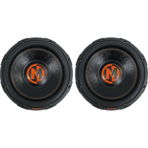 (2) Memphis Audio MJP1222 12" 1500w MOJO Pro Car Audio Subwoofers DVC 2 ohm Subs