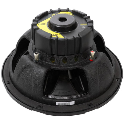 KICKER 43C124 Comp 12" 300 Watt SVC 4-Ohm Car Subwoofer Sub+Amplifier+Amp Kit